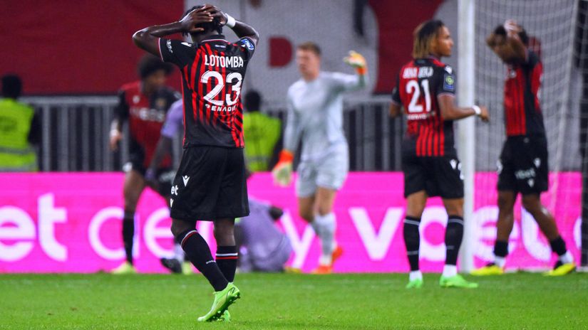 OGC Nice players disappointed (©Gallo Images)