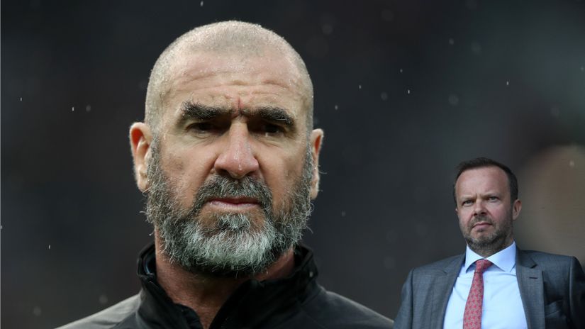 Eric Cantona and Ed Woodward (©Getty images sport)