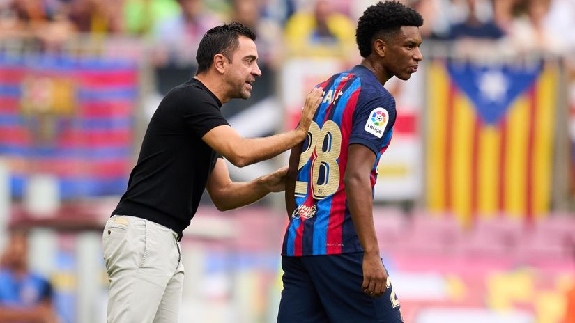 The master and his pupil (©Alex Caparros/Getty Images)