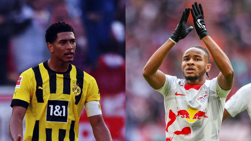 Bellingham & Nkunku (©Gallo Images/AFP)