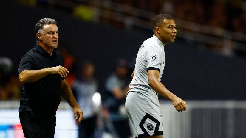 Galtier & Mbappe (©Gallo Images)