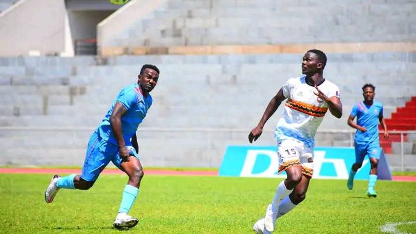 Ochieng in action against Haddiya Hossana © Arba Minch