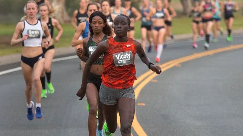 Vicoty Chepng'eno in past action © Courtesy 