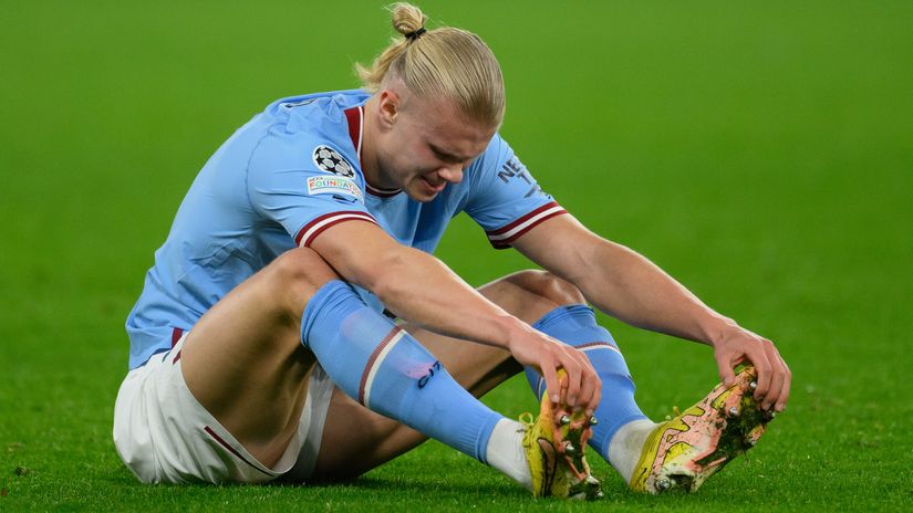 Injury worries for Erling Haaland (©Getty Images)