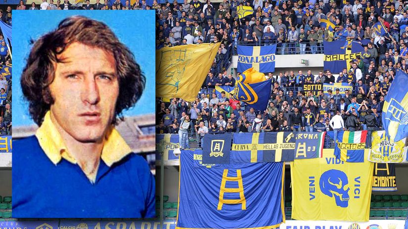 Gianfranco Zigoni remains a legend for the Hellas Verona fans (©Getty Images)