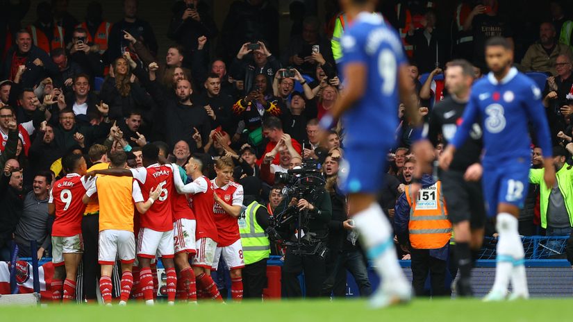 Stamford Bridge is Red! Arsenal defeat the Blues away for the third time in a row