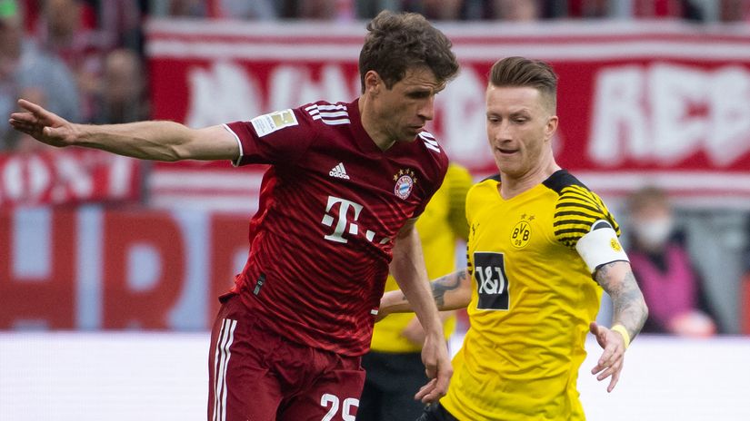 Missing action tonight: Thomas Muller and Marco Reus (©AFP)