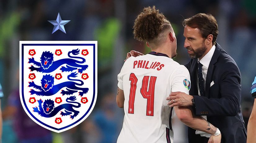 Kalvin Phillips and Gareth Southgate (©Getty Images)