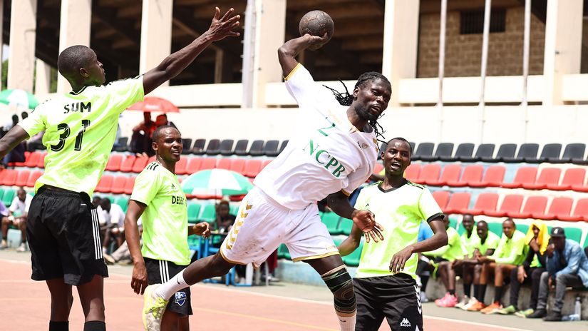 NCPB's Peter Omondi in past action against Dessert Scorpions © Mozzart Sport 