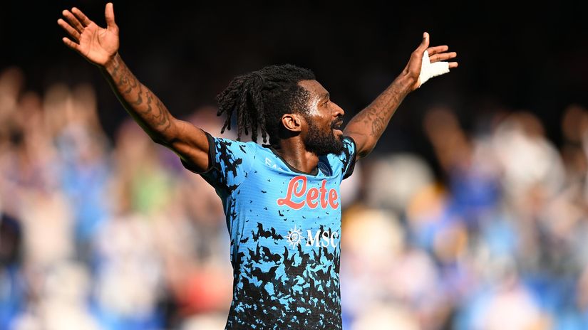 Zambo Anguissa in action for Napoli (©Francesco Pecoraro/Getty Images)