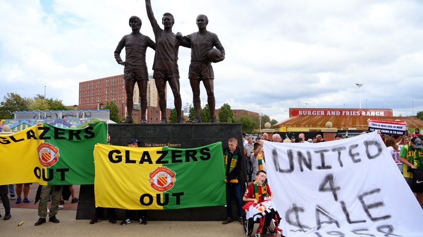 Manchester United fans can't wait to get the Glazers out of their club (©Getty Images)