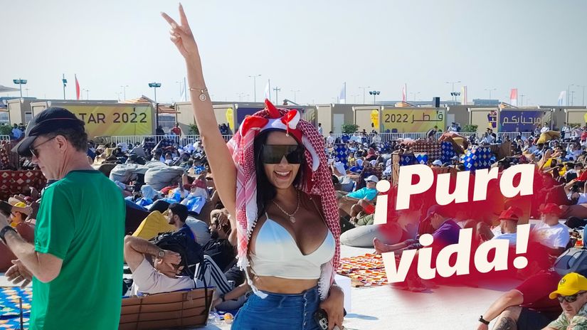 Maria from Costa Rica greets Mozzart Sport readers (©Mozzart Sport Kenya)