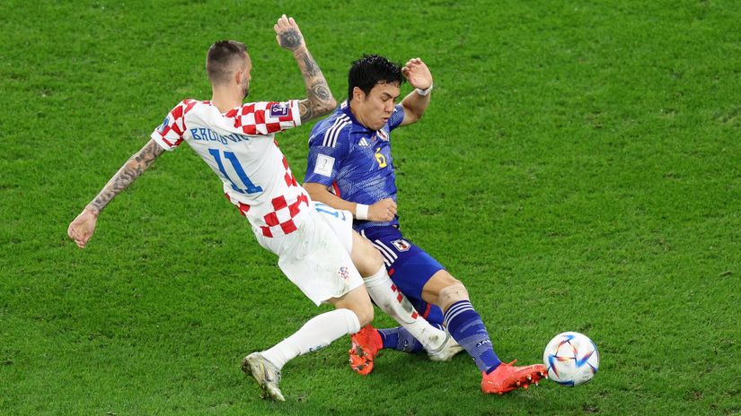 Brozovic in action against Japan (©Clive Brunskill/Getty Images)