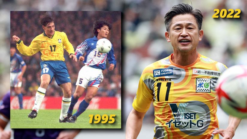 King Kazu the indestructible (©AFP)