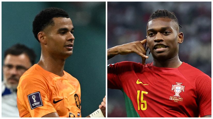 Cody Gakpo & Rafael Leao (©Gallo Images)