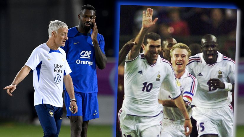 Like father like son! There is something about Thurams and World Cup semis