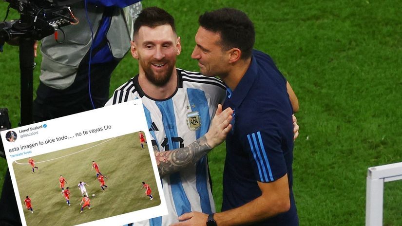 Lionel Messi & Lionel Scaloni