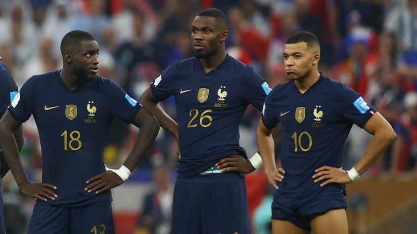 Upamecano, Thuram & Mbappe (©Gallo Images)