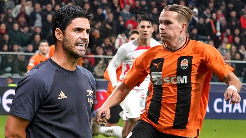 Arteta want to add Mudryk to his squad (©AFP)