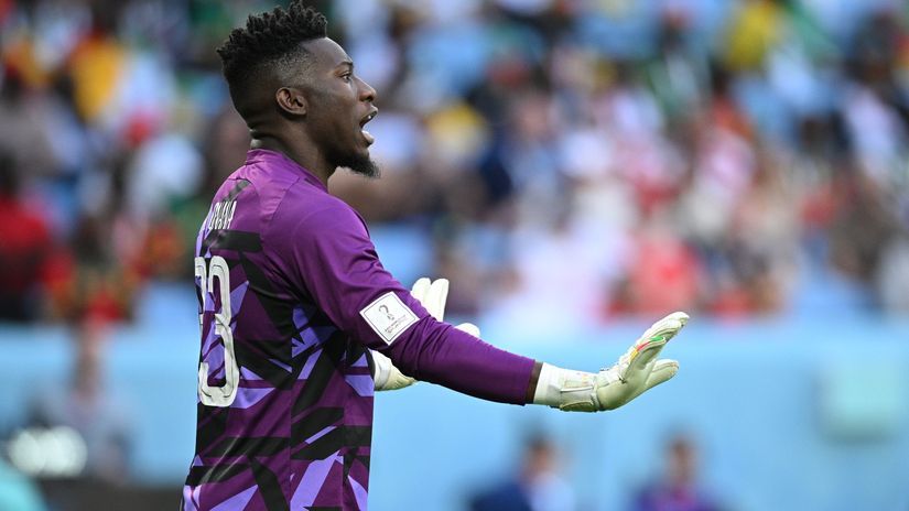 Andre Onana against Switzerland (©Stuart Franklin/Getty Images