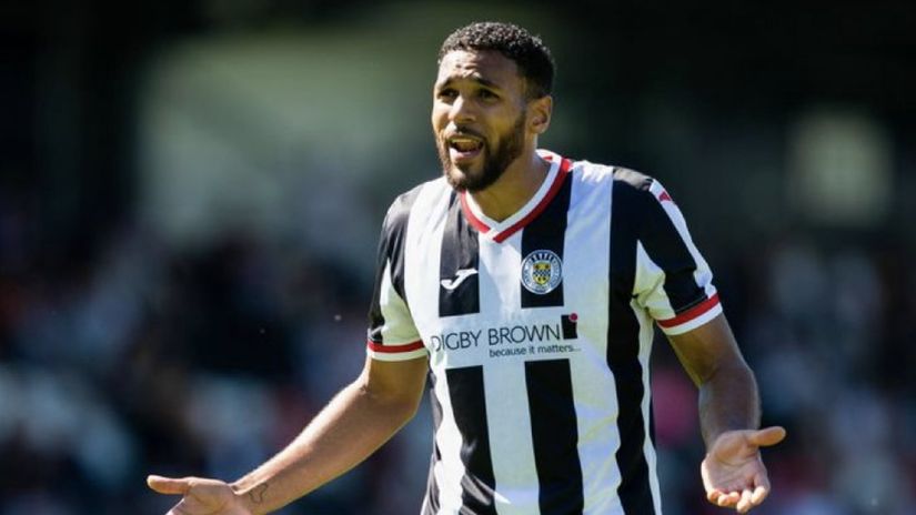 Kenyan forward, Jonah Ayunga misses penalty in Scotland