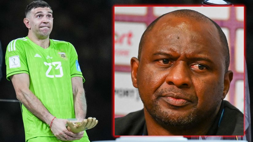 Patrick Vieira brands Emiliano Martinez as stupid (©AFP)