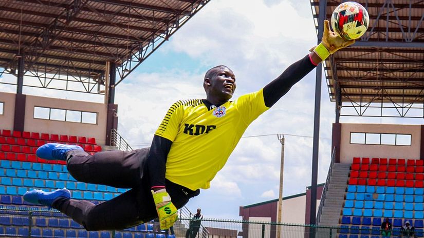 Mwalala tips budding custodian to flourish, credits goalkeeping coach and Saruni