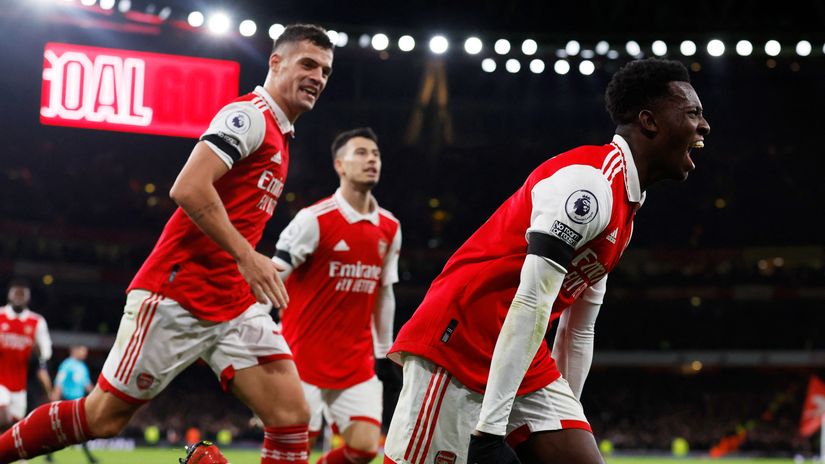 Finally, it's Arsenal from the old Wenger days - and he was there to see it