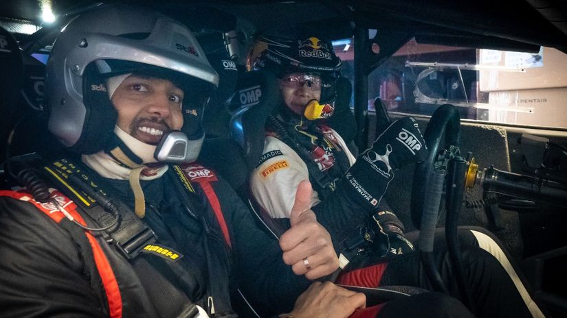 Karan relishing snow-driving experience after pre-season with Toyota Gazoo