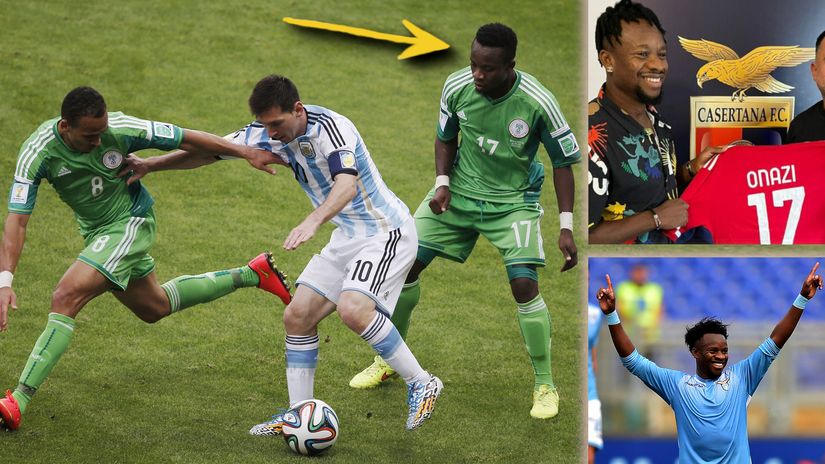 Ogenyi Onazi played against Lionel Messi in the 2014 World Cup (©AFP)