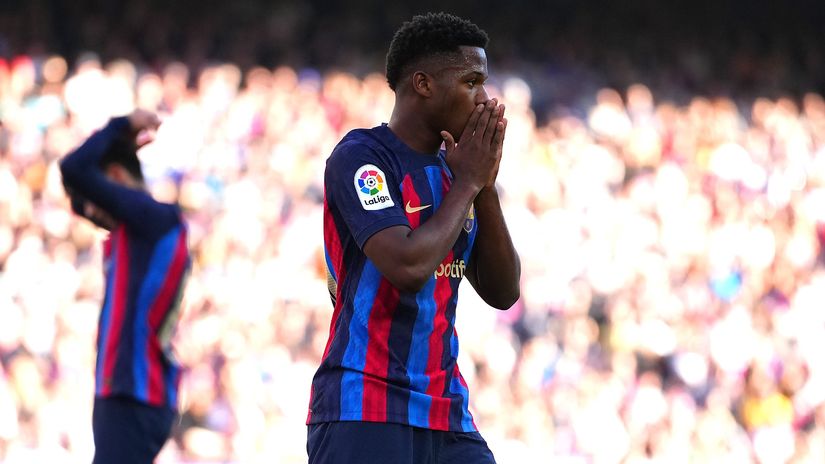 Ansu Fati saved Barca against the minnows (©Alex Caparros/Getty Images)