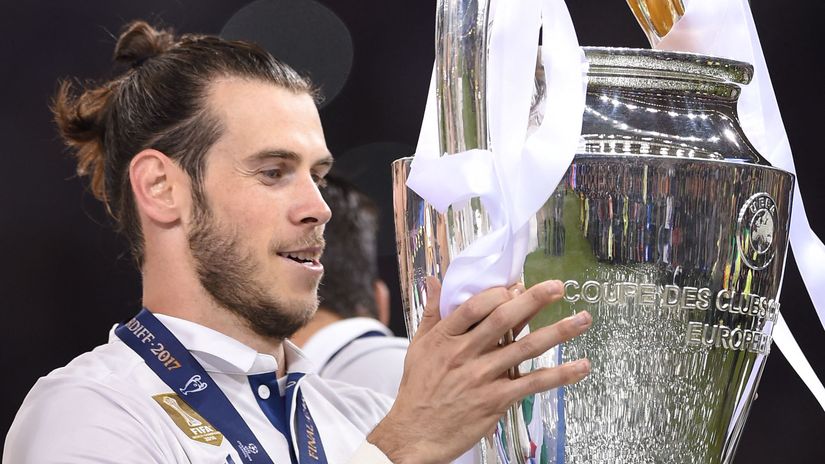 Gareth Bale won the UCL five times with Real Madrid (©AFP)
