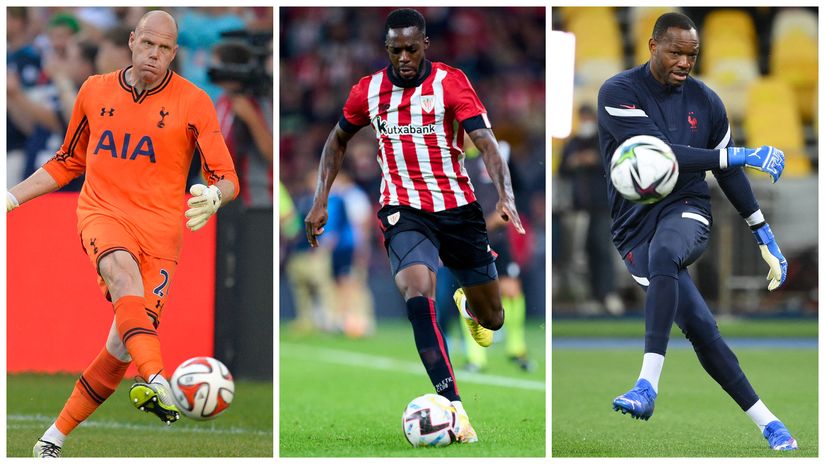 Brad Friedel, Inaki Williams and Steve Mandanda (©Getty images/AFP)