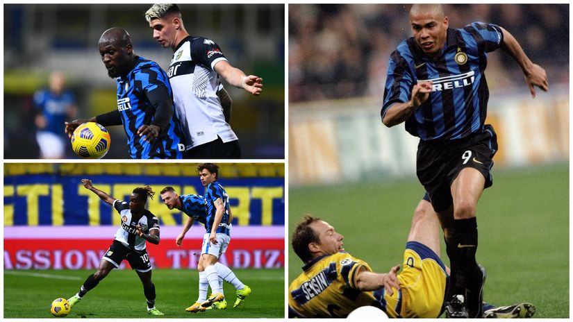 Back in the day, Ronaldo of Inter against Sensini of Parma, and now this battle has new heroes (©Getty images sport)