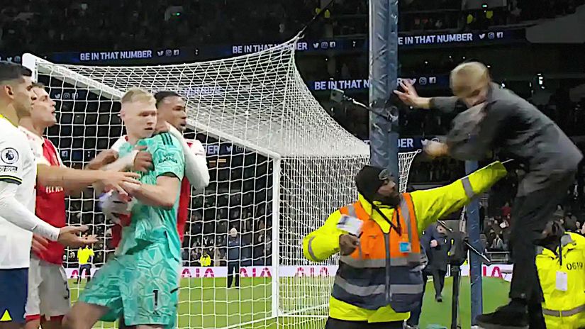 Rumble in the jungle after the final whistle