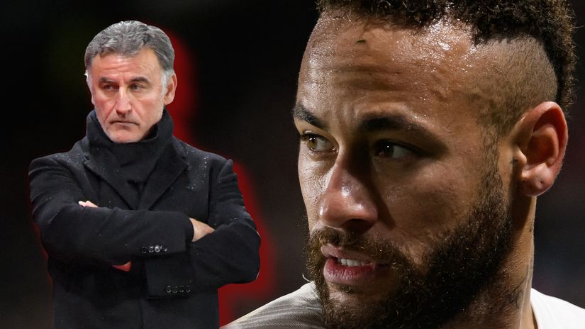 Christophe Galtier is unhappy with Neymar and his teammates (©AFP)