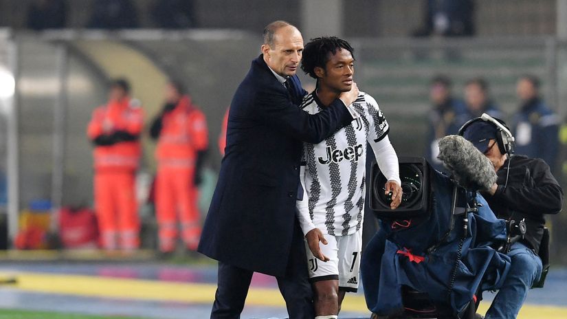 Allegri & Cuadrado (©Gallo Images)