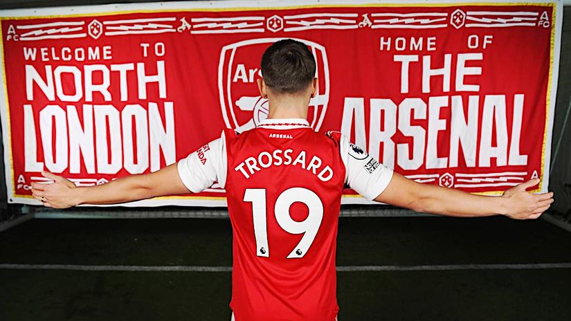 Leandro Trossard (©Arsenal FC)