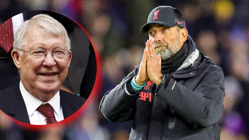 Sir Alex Ferguson and Jurgen Klopp (©AFP)