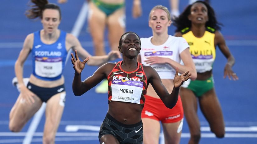 Mary Moraa clinches victory at the Commonwealth Games  ©courtesy