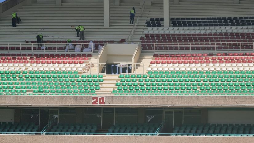 Kasarani upgrade commences with installation of seats