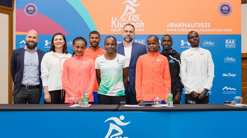 Top athletes lining up in the RAK Half marathon  ©Ras Al Khaimah 