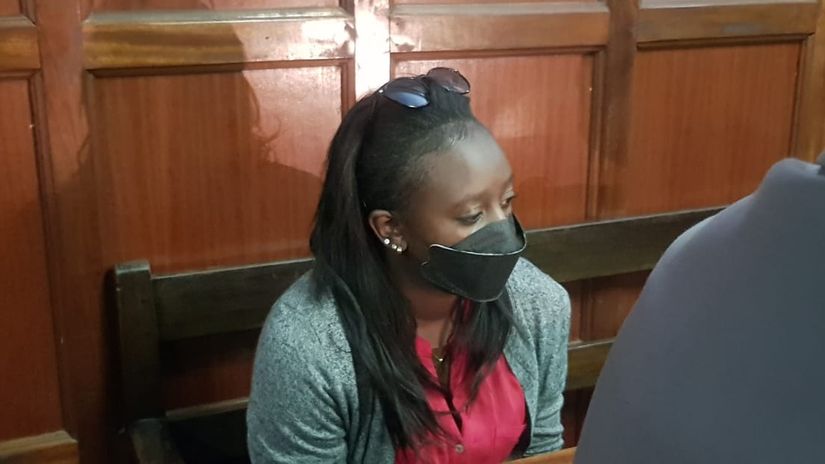 Maxine Wahome in court this morning © SportPicha 