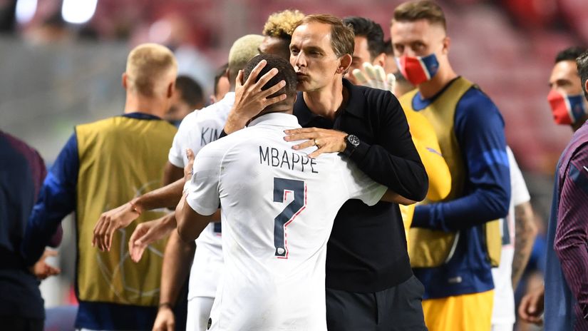Tuchel's wonderful relationship with Mbappe can serve as one of the reasons for the second shot (©David Ramos/Getty Images)
