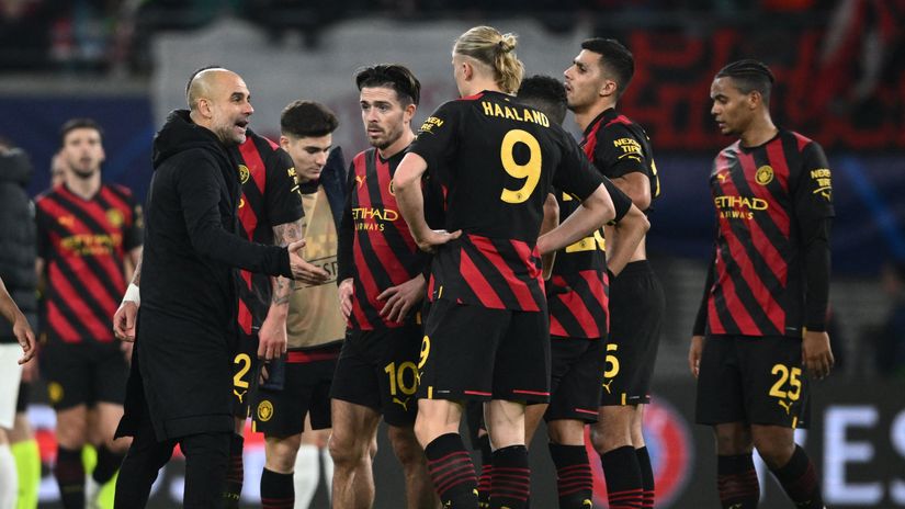 Nervous Guardiola: How many Leipzig matches have you watched? Maybe I'll go crazy in the second leg and play with nine strikers!