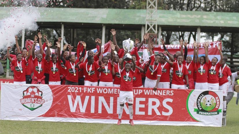 Ulinzi Starlets win the 2021 FKF Women's Cup  ©FKF