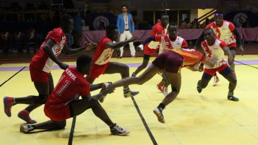 Kenya Kabaddi team in action ©Sportskeeda