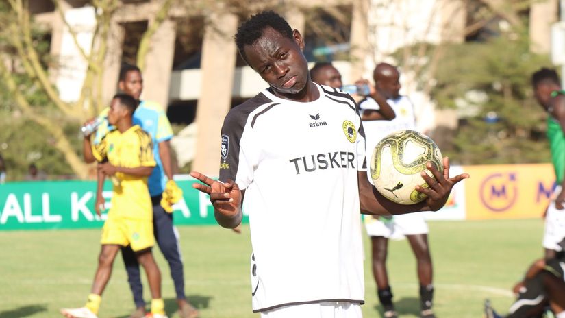 Tusker winger Stewart Omondi delighted after ending goal drought in style
