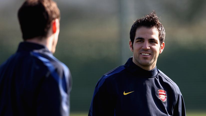 Cesc Fabregas during his time at Arsenal back in 2011 (©Scott Heavey/Getty Images)