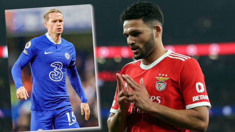 Goncalo Ramos is worth a lot more than Mykhailo Mudryk (©AFP)